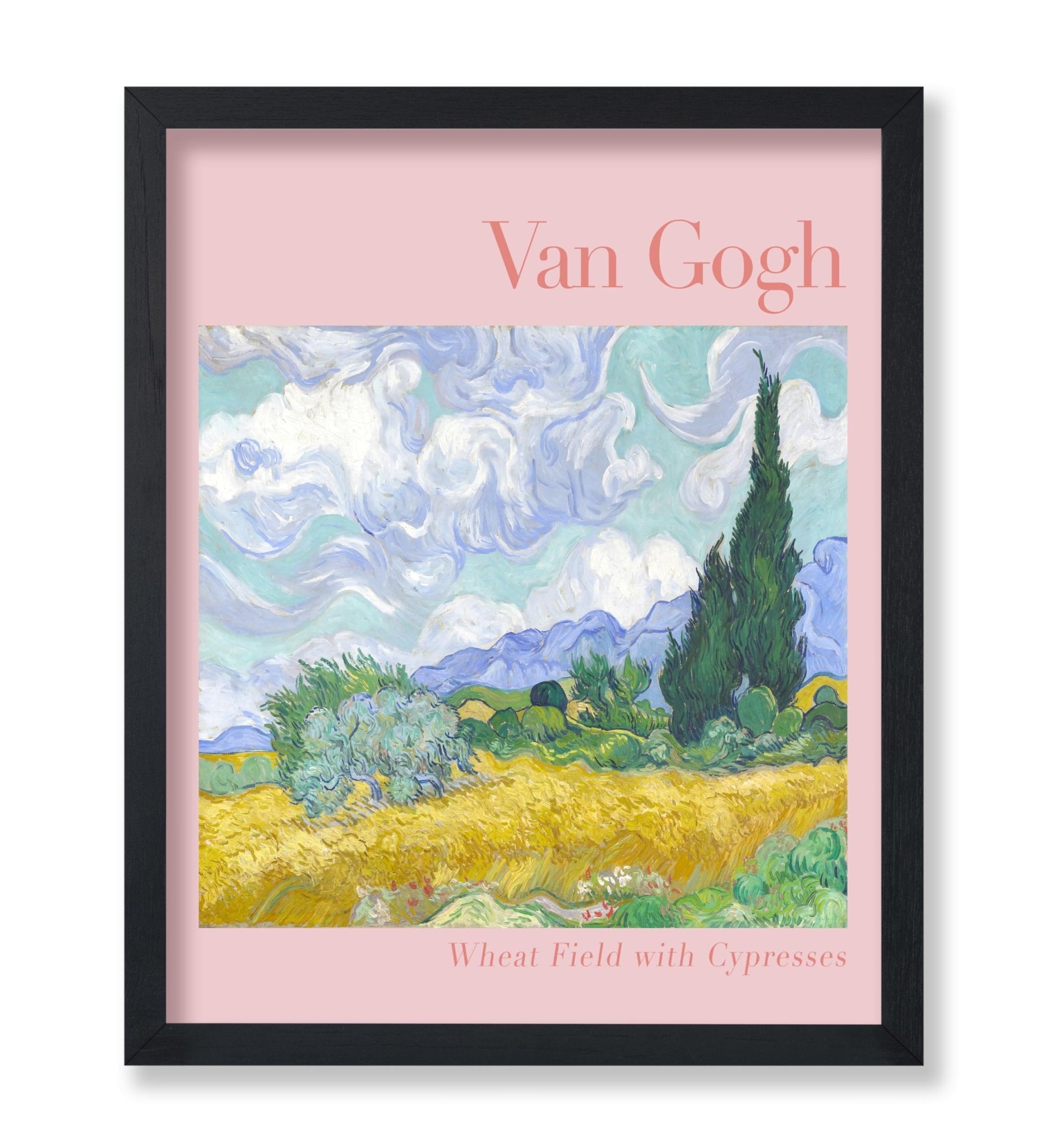 Van Gogh - Wheat Field with Cypresses No2