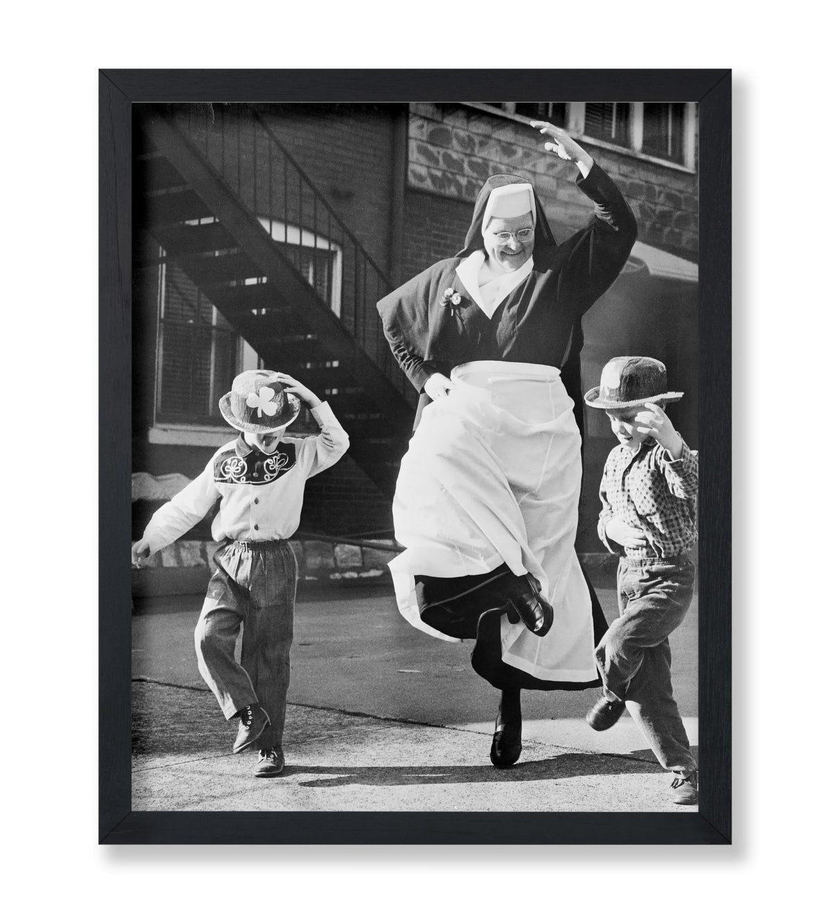Nun Dancing With Children