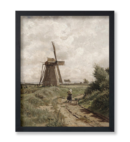 Windmill Near Ahrenshoop