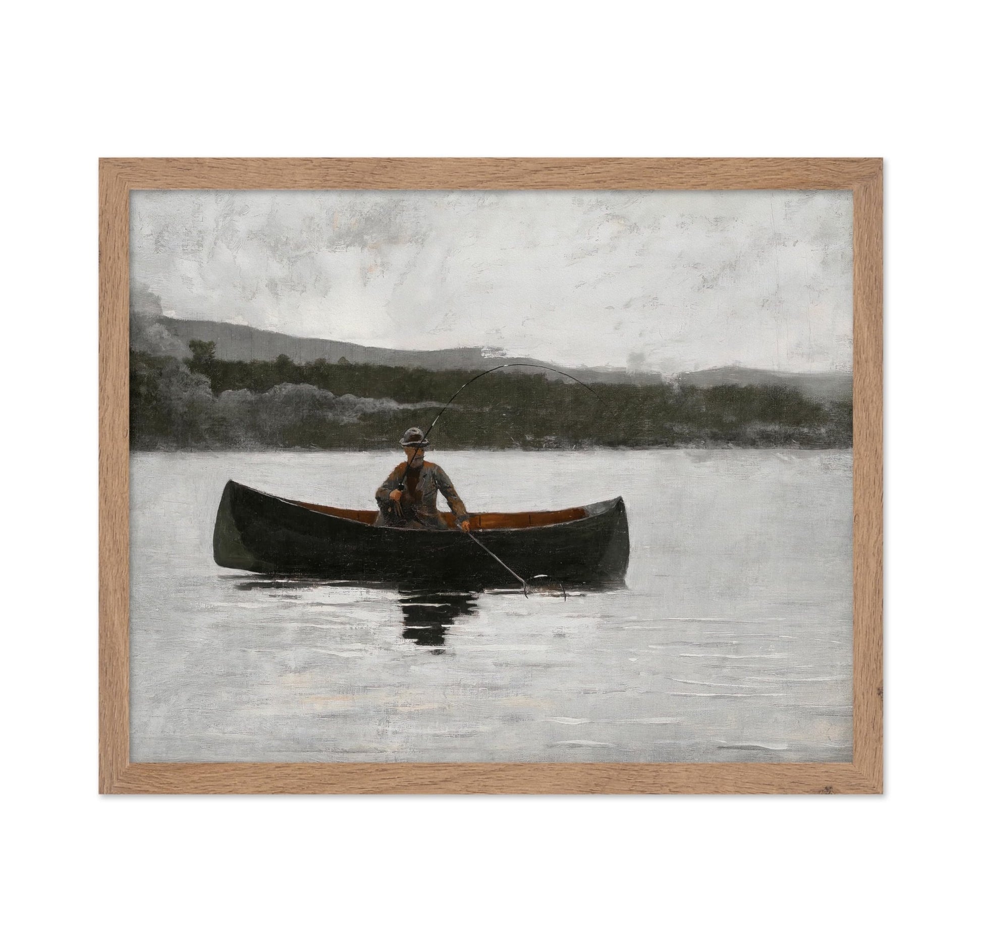 Winslow Homer - Playing A Fish