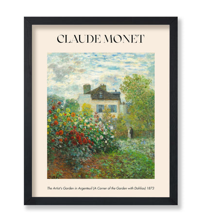 Claude Monet - The Artist's Garden at Argenteuil