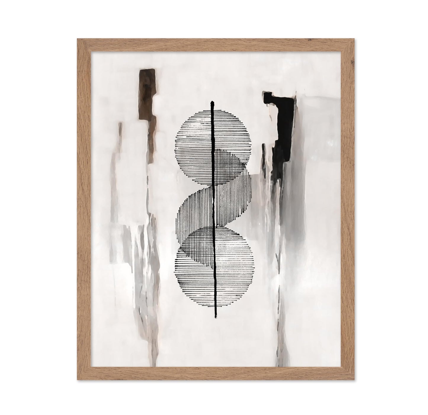 Line on Ink Wash