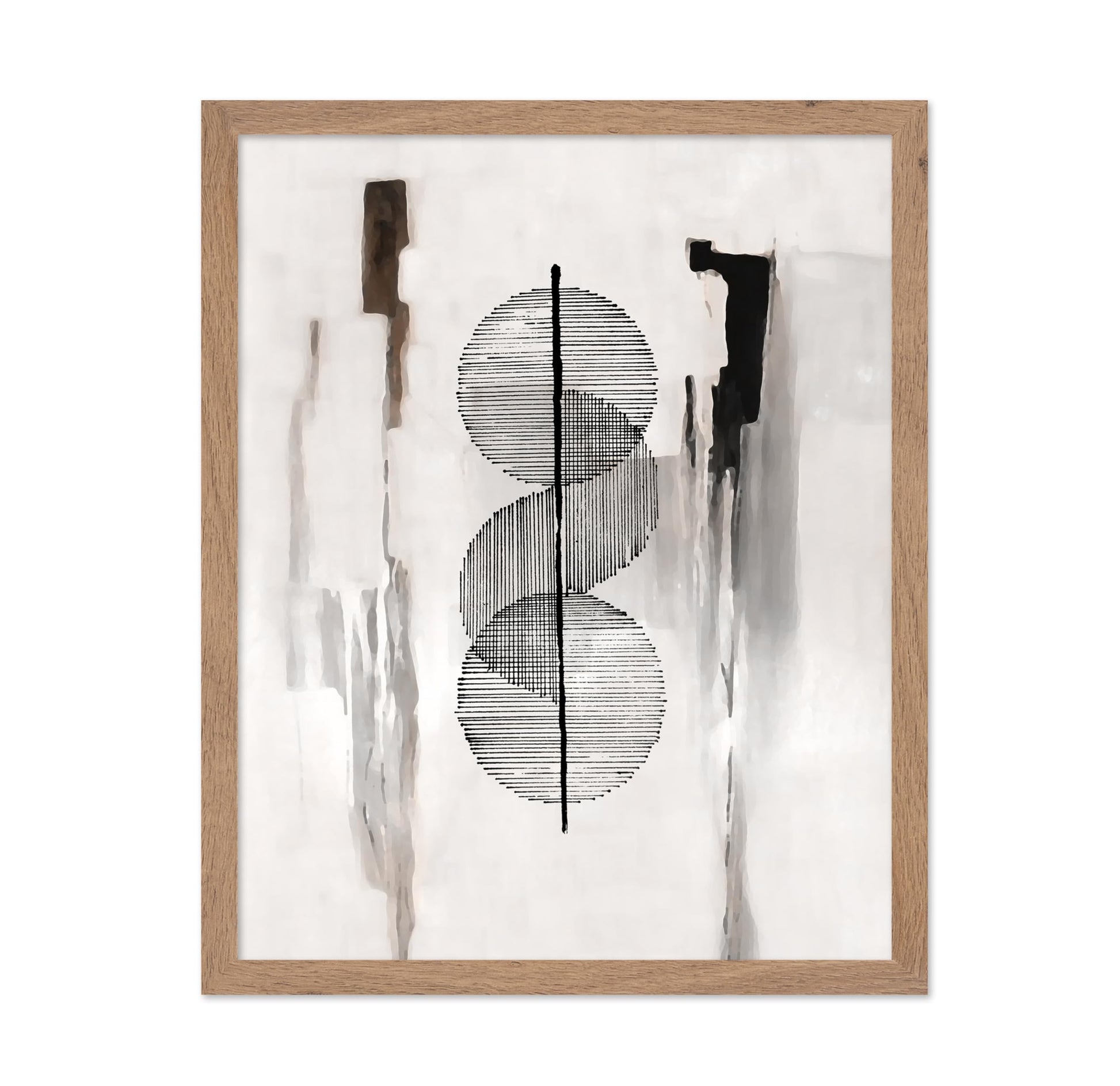 Line on Ink Wash