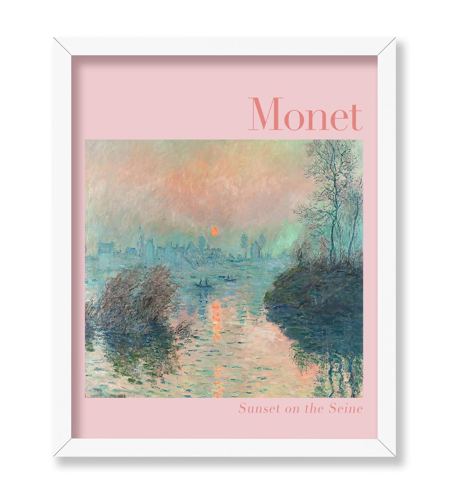 Claude Monet - Sunset on the Seine