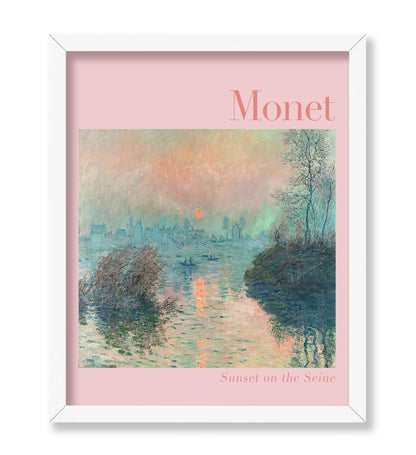 Claude Monet - Sunset on the Seine