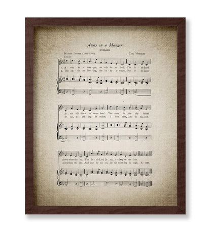 Away in a Manger Hymnal Sheet