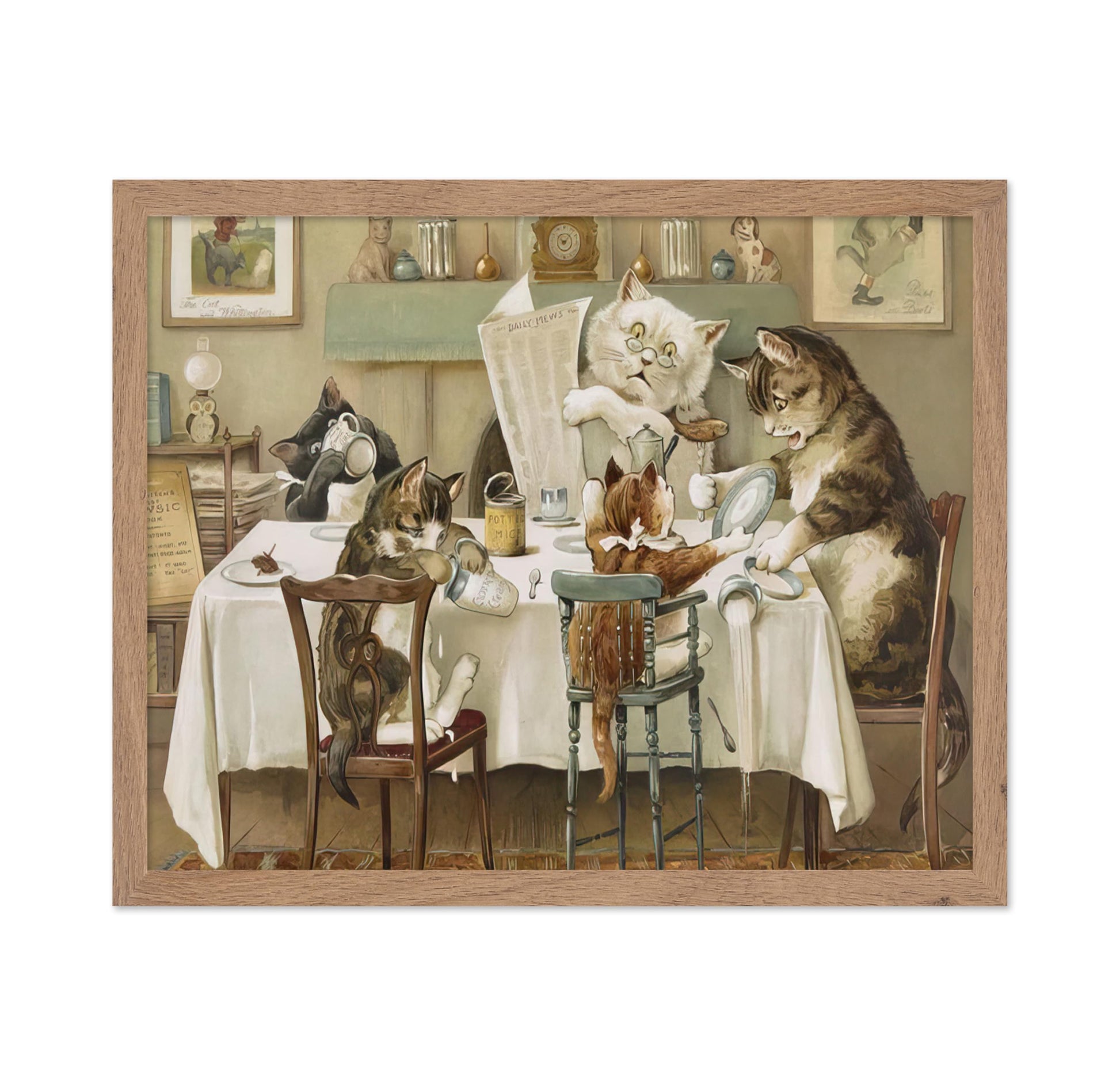Cats At Meal Time