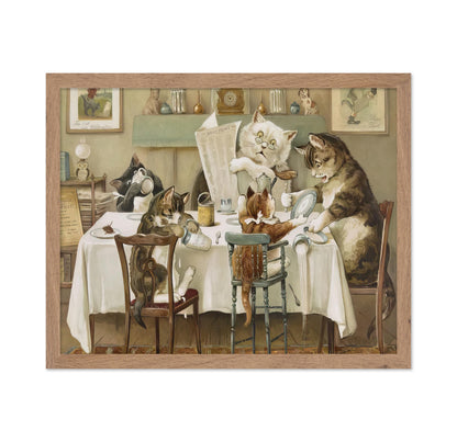 Cats At Meal Time