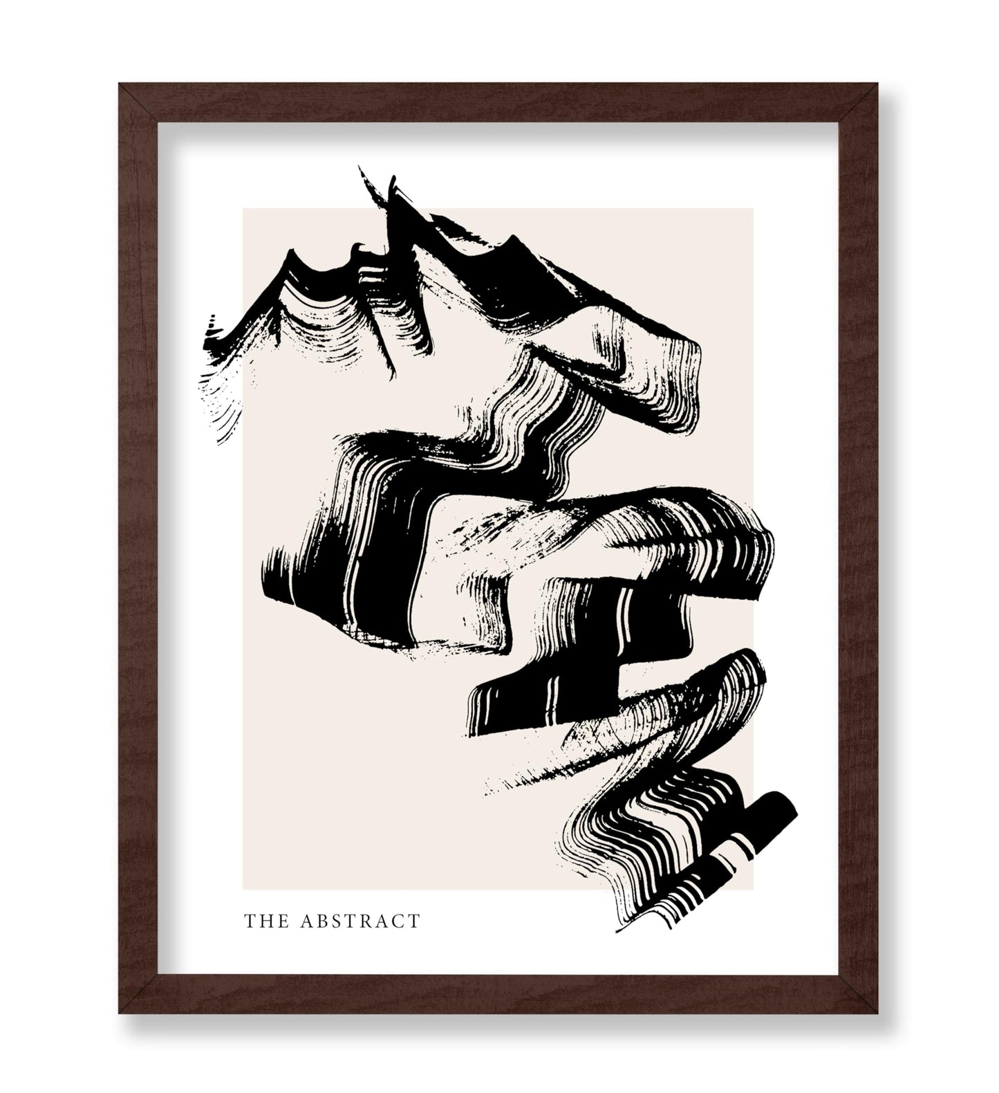 Black Brush Strokes No5