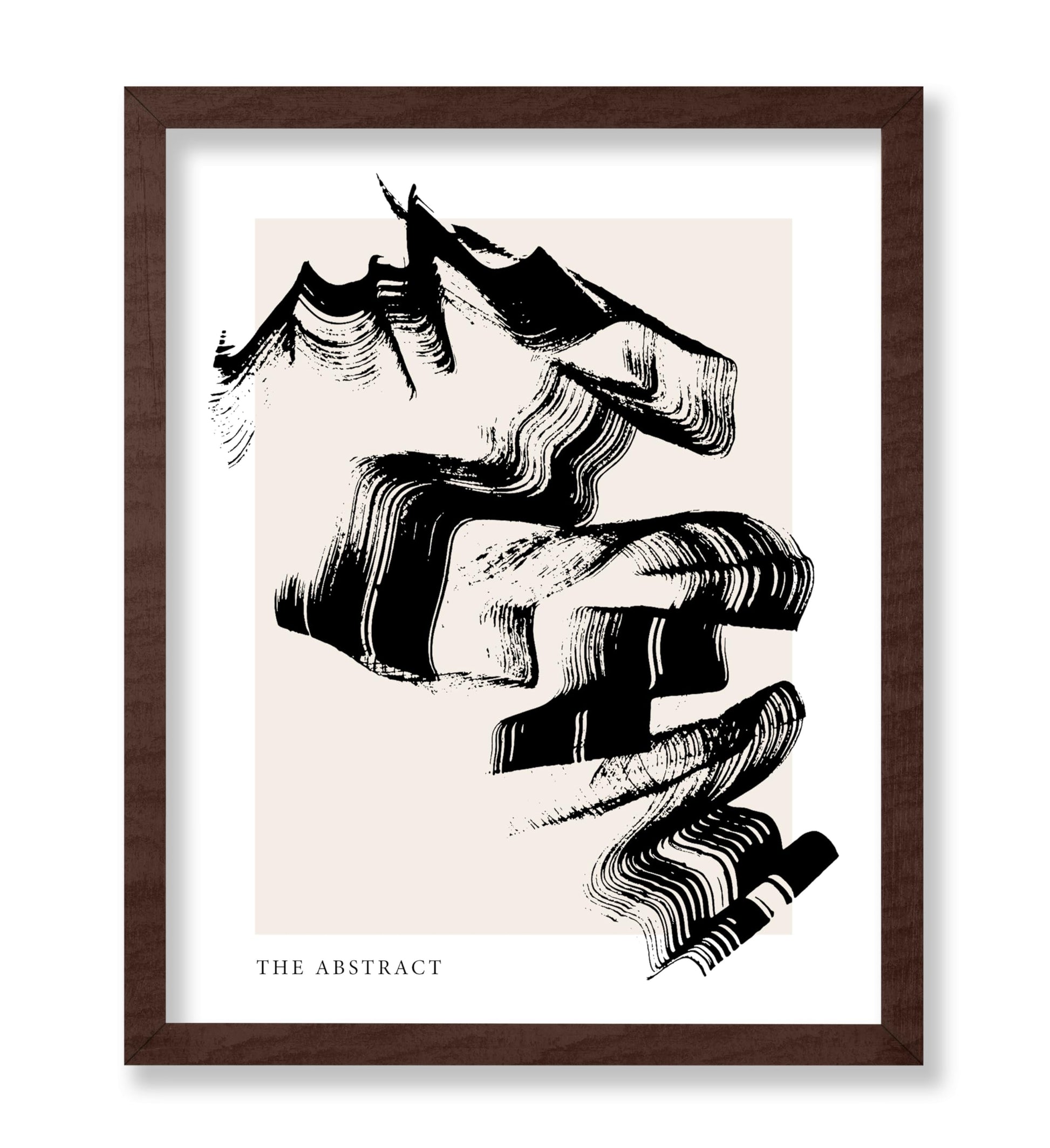 Black Brush Strokes No5