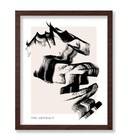 Black Brush Strokes No5