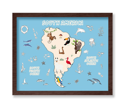 Animal Map of South America
