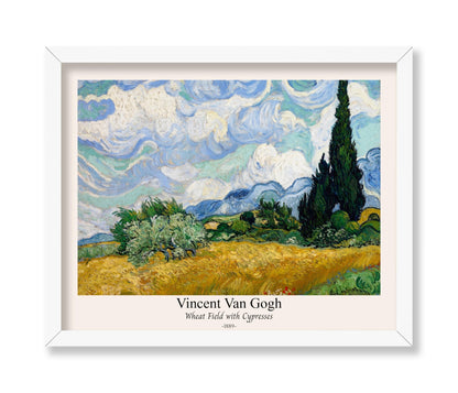 Van Gogh - Wheat Field with Cypresses No5