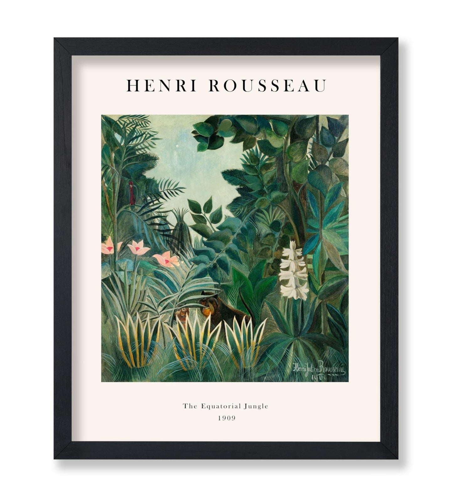 Henri Rousseau - The Equatorial Jungle