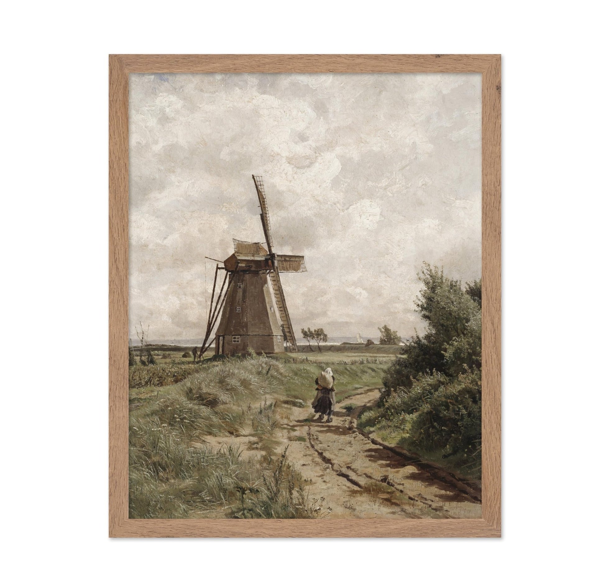 Windmill Near Ahrenshoop