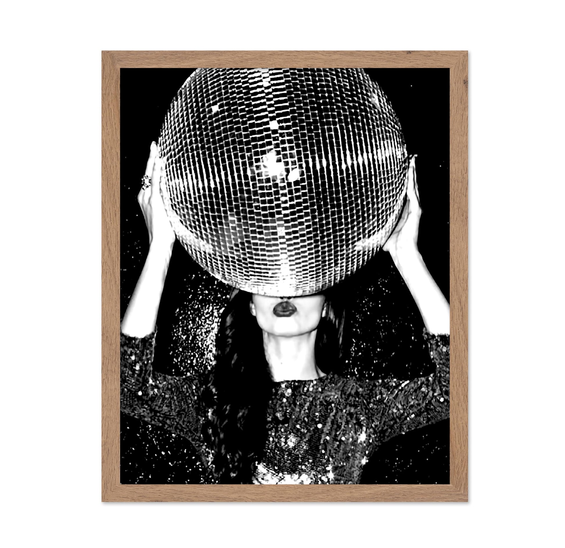 Woman & Disco Ball