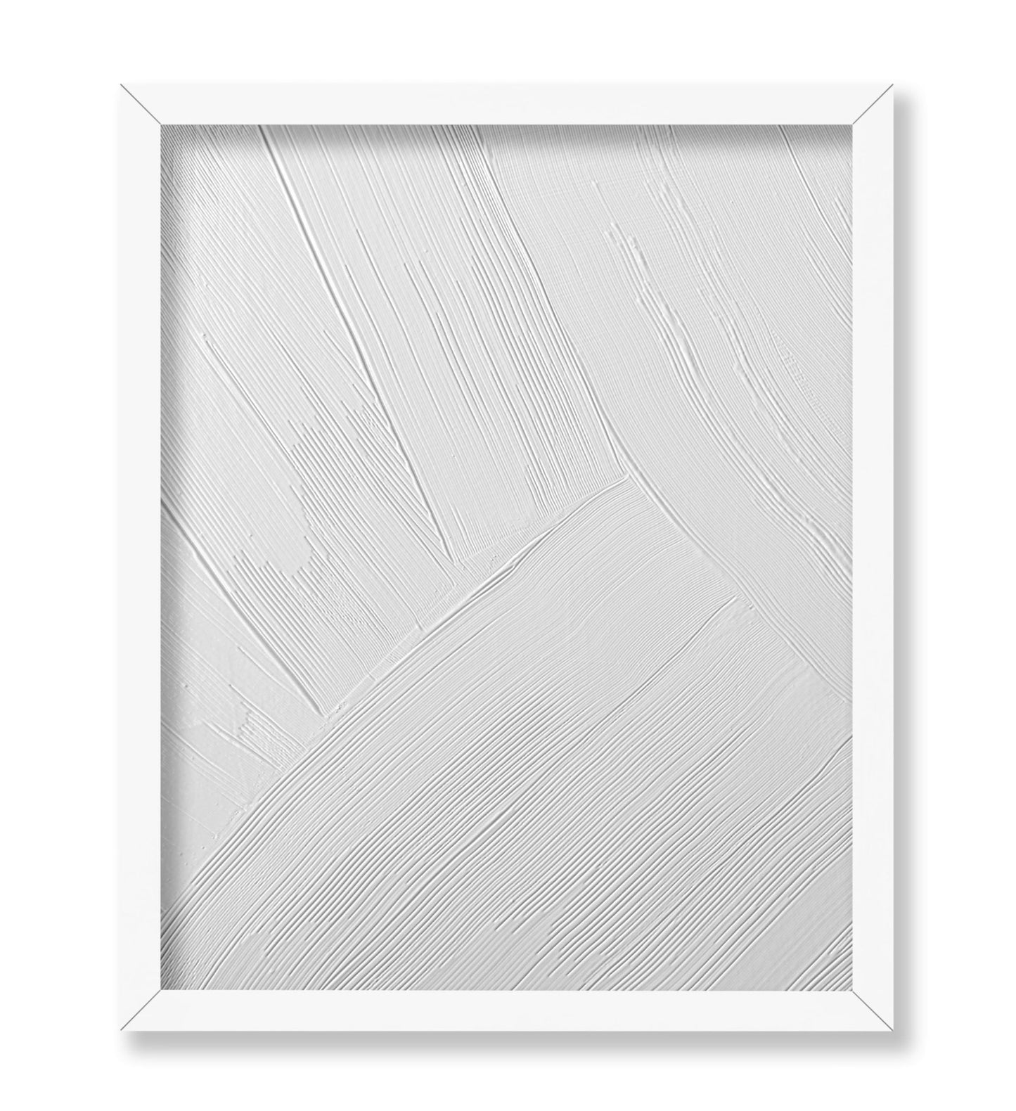 White Brush Strokes No1