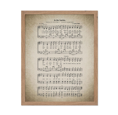 In the Garden Hymnal Sheet