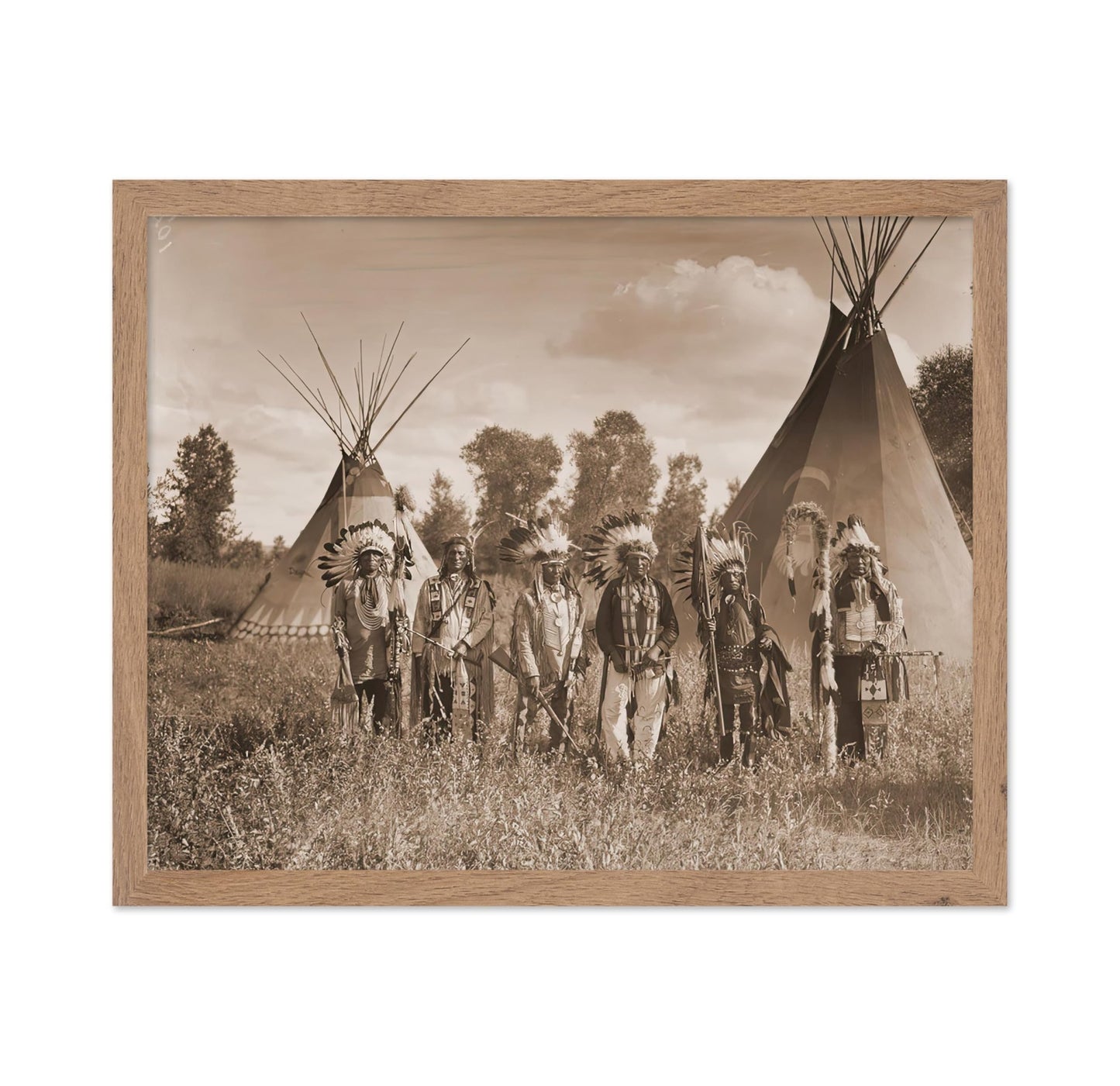 Crow Creek Warriors on the Crow Reservation