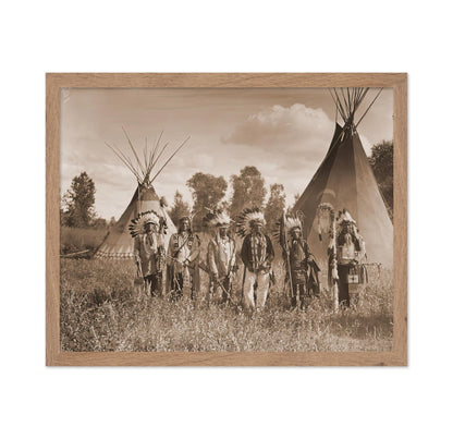 Crow Creek Warriors on the Crow Reservation