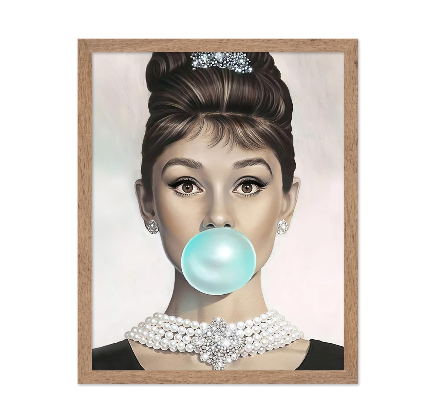Audrey Teal Bubble Gum No2