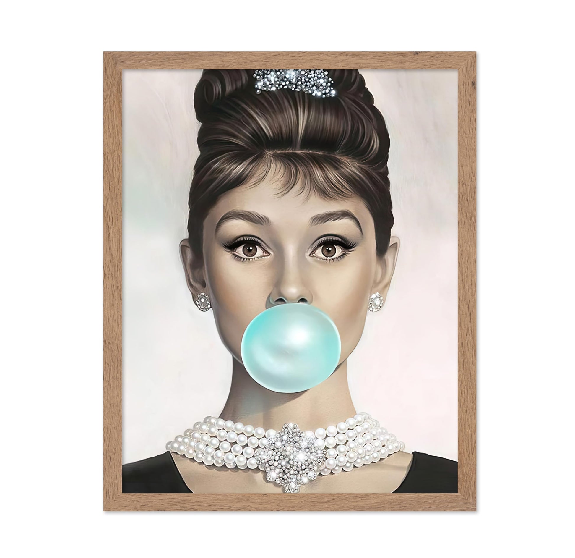 Audrey Teal Bubble Gum No2
