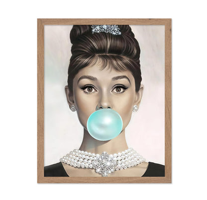 Audrey Teal Bubble Gum No2