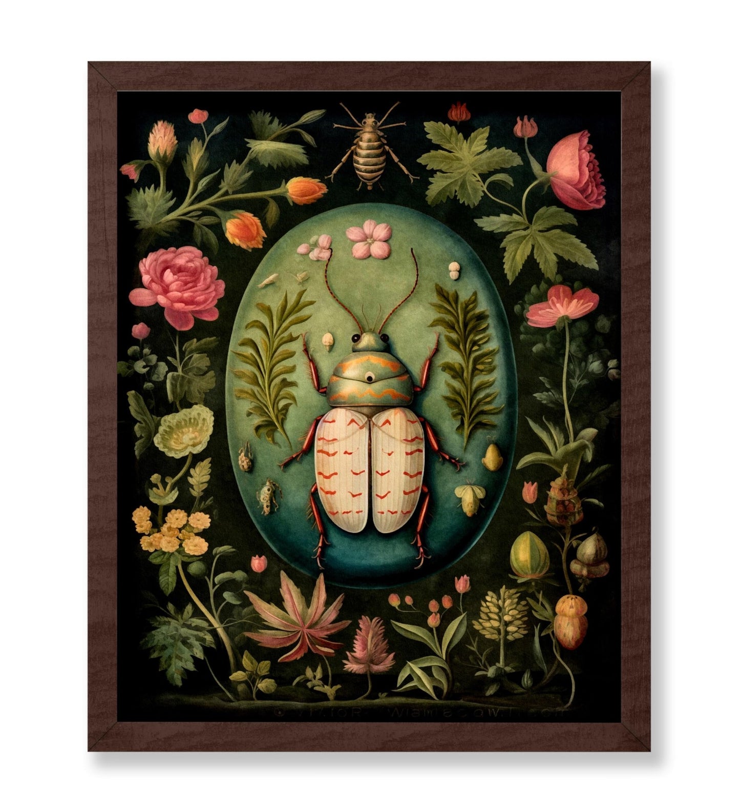 Flowers and Beetle No2