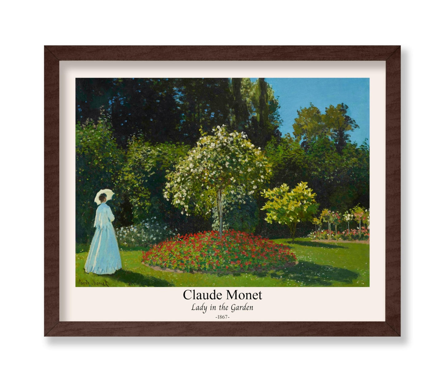 Claude Monet - Lady in the Garden