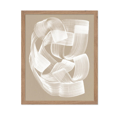 White Brush Strokes No2
