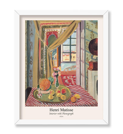 Henri Matisse - Interior with Phonograph No2