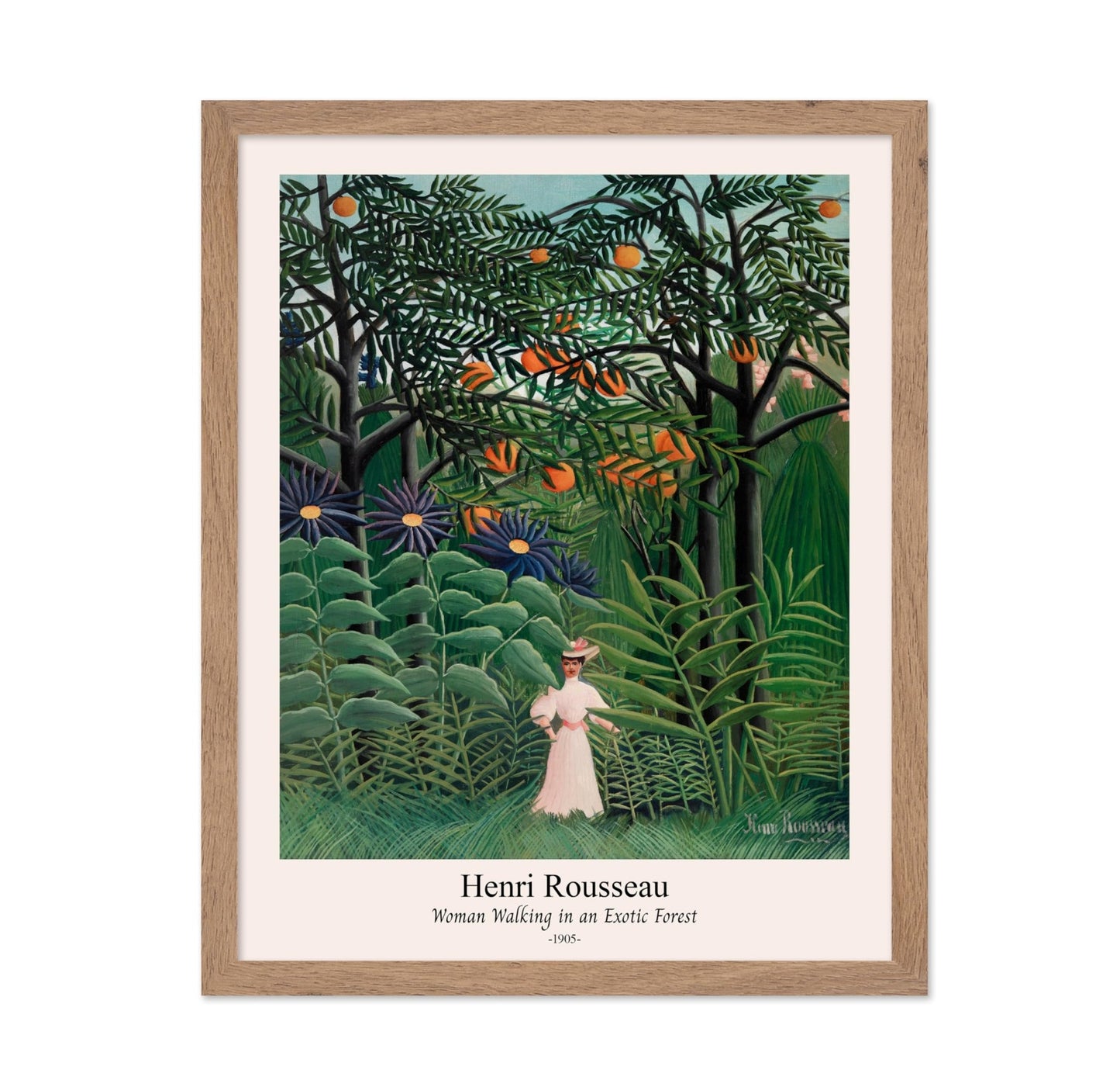 Henri Rousseau - Woman Walking