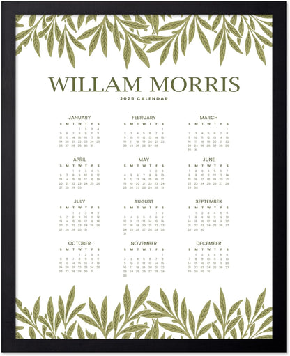 William Morris 2025 Calendar