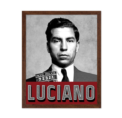 Lucky Luciano Portrait