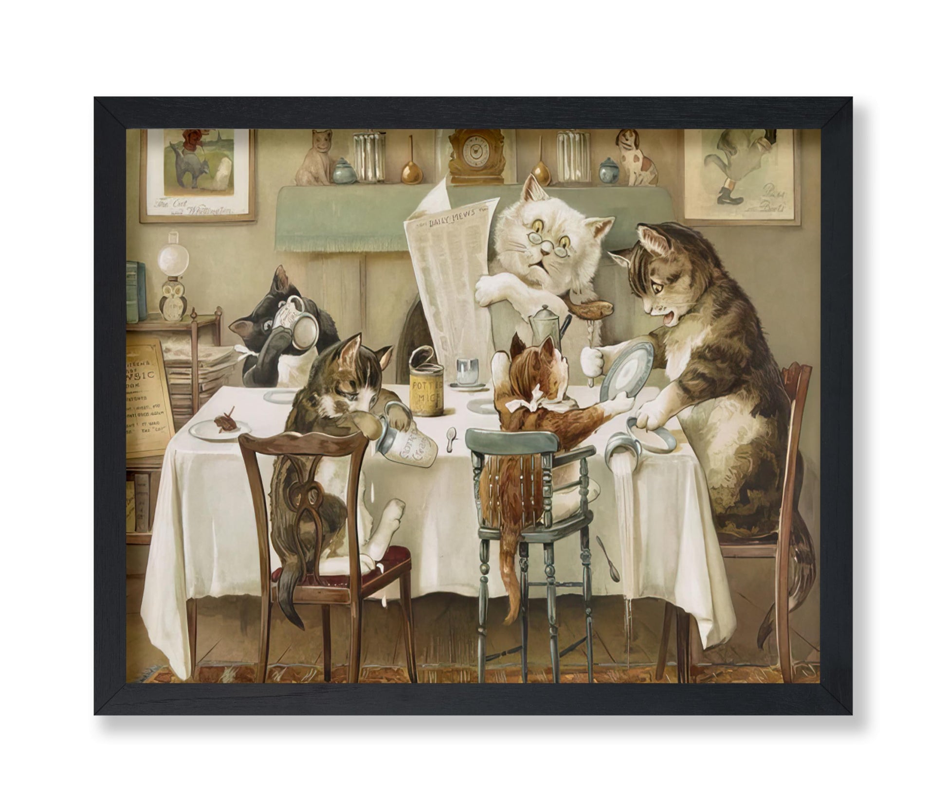 Cats At Meal Time