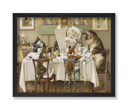 Cats At Meal Time