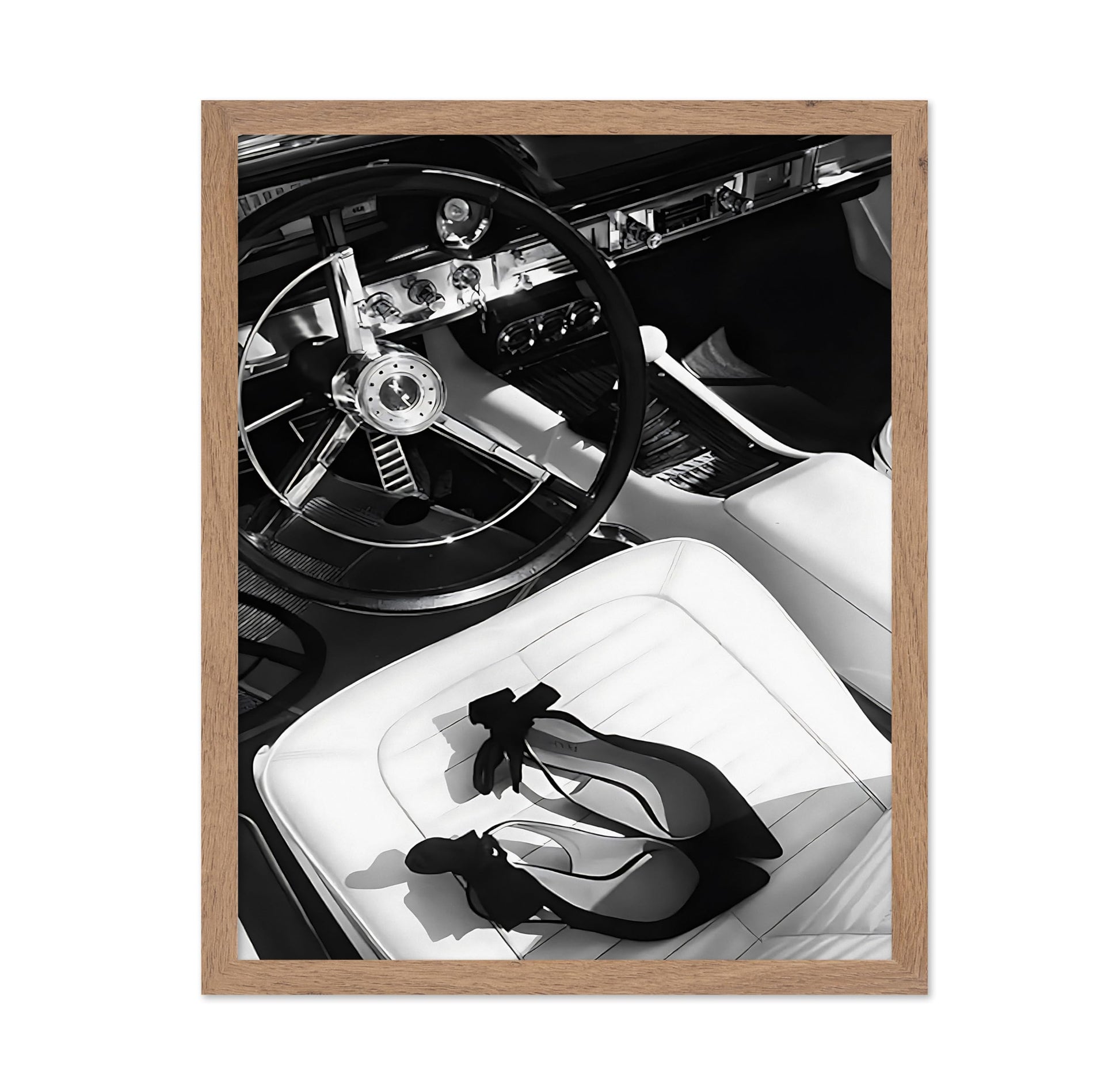 High Heels on Driver's Seat