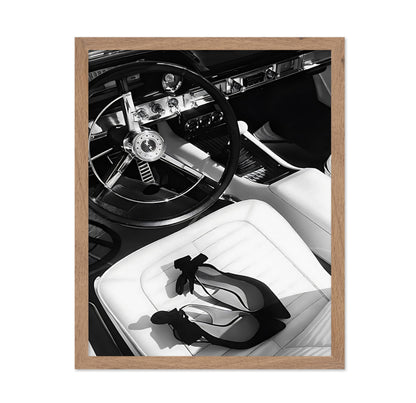 High Heels on Driver's Seat
