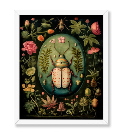 Flowers and Beetle No2