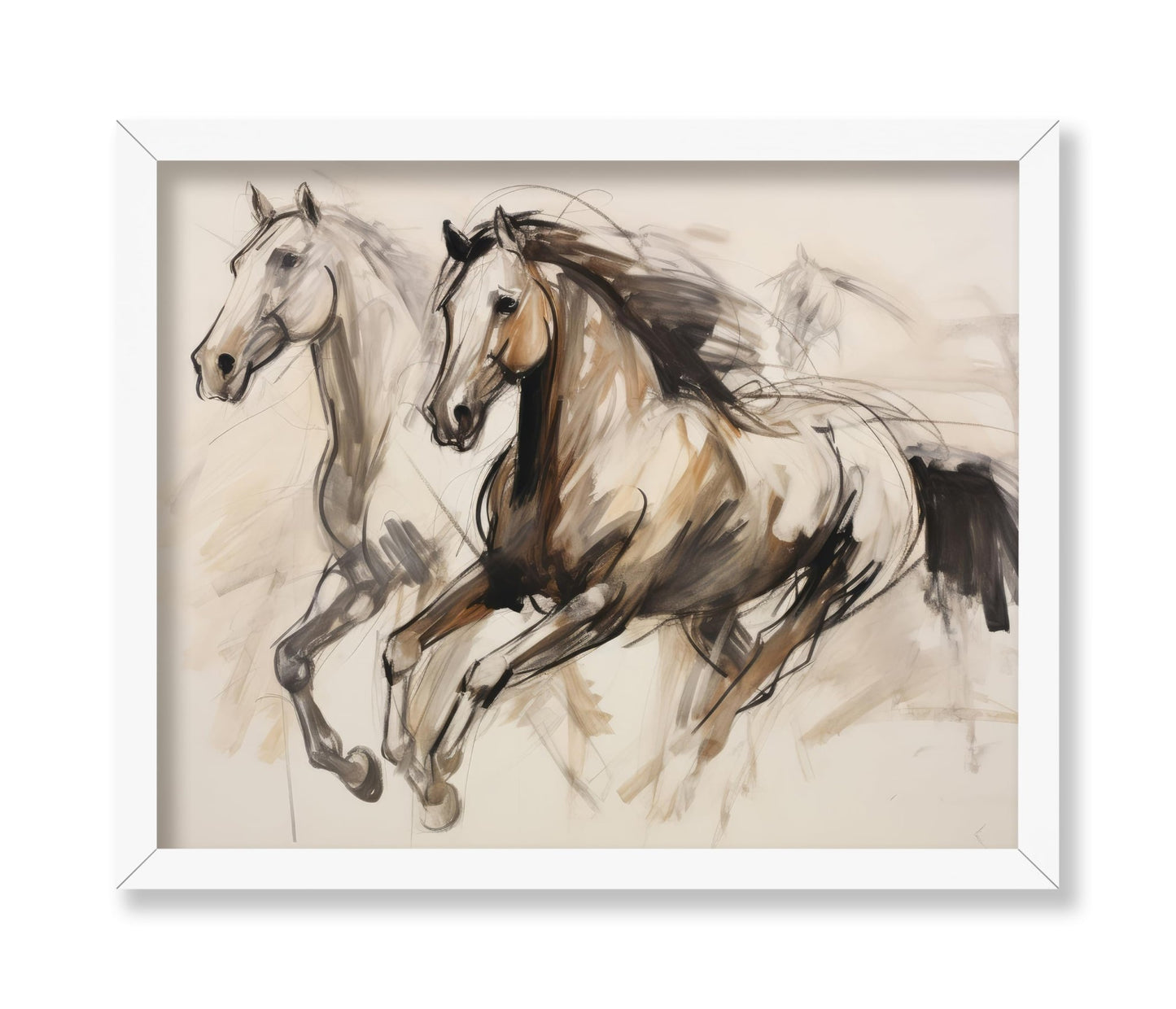 Running Horses Sketch