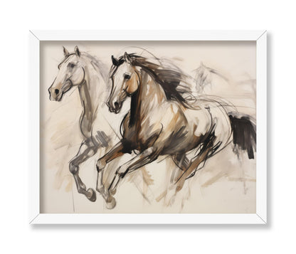 Running Horses Sketch