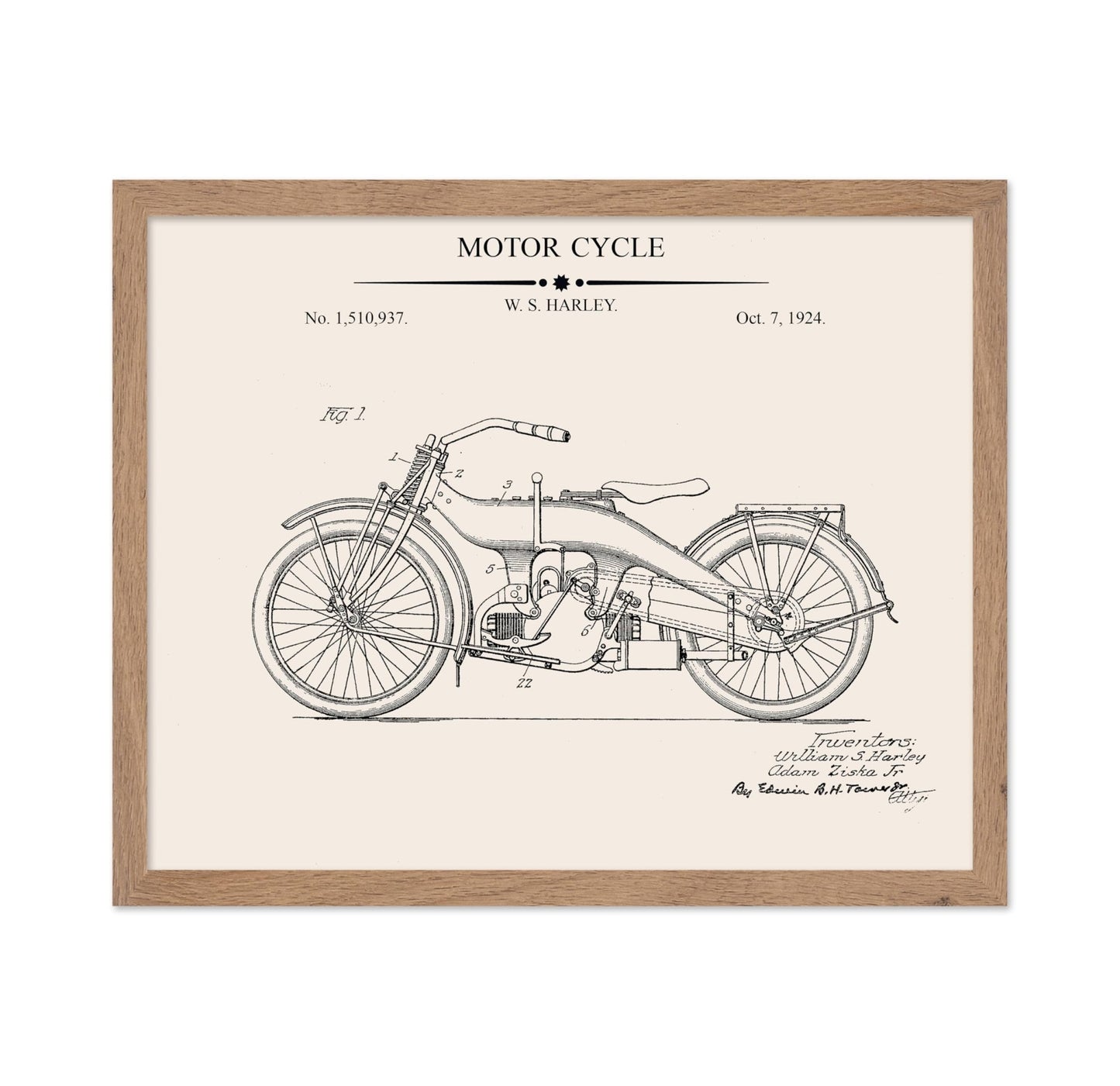 Motorcycle Blueprint No3