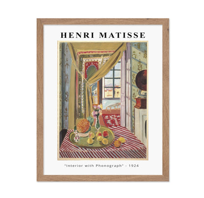 Henri Matisse - Interior with Phonograph