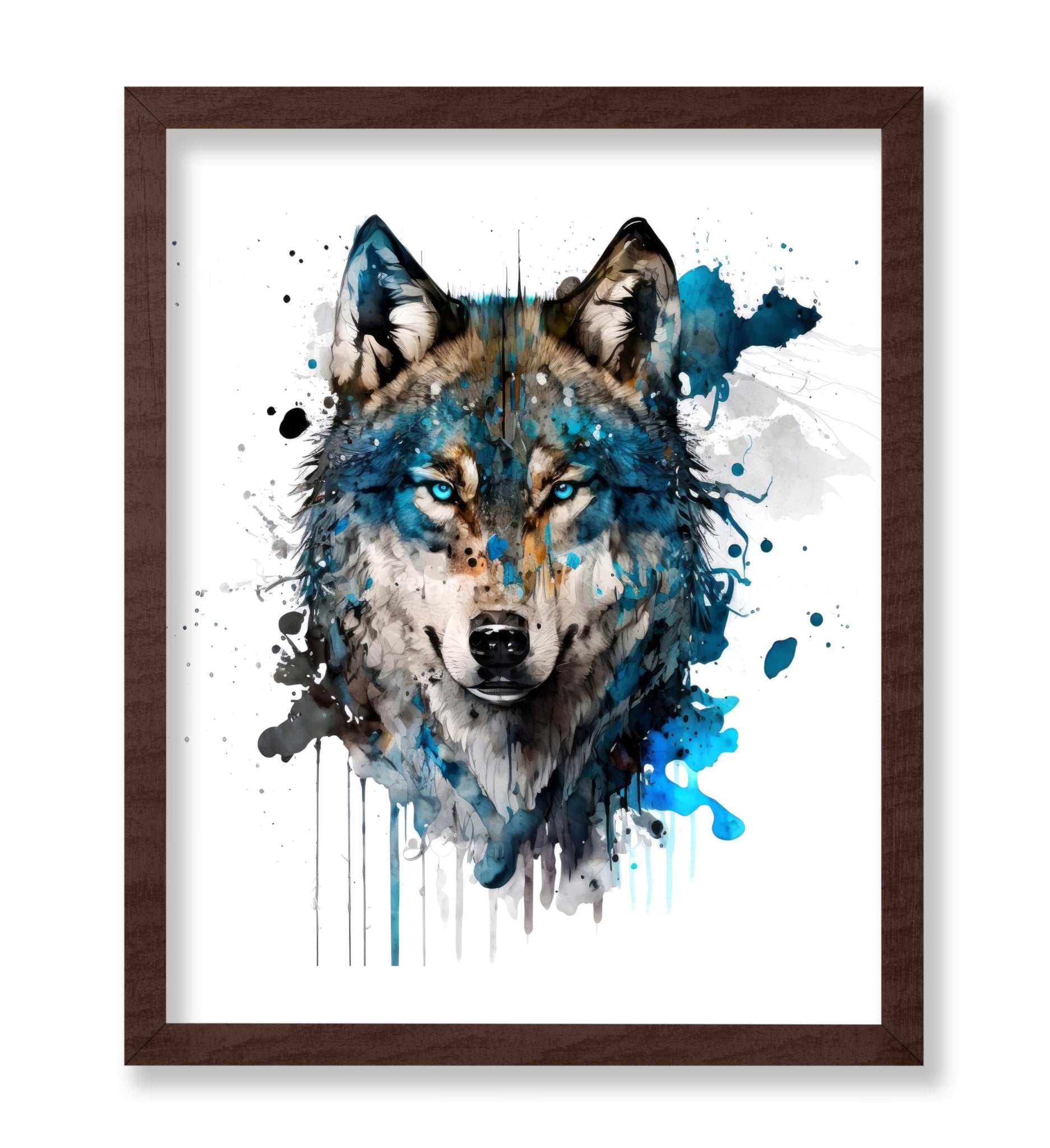 Watercolor Arctic Wolf