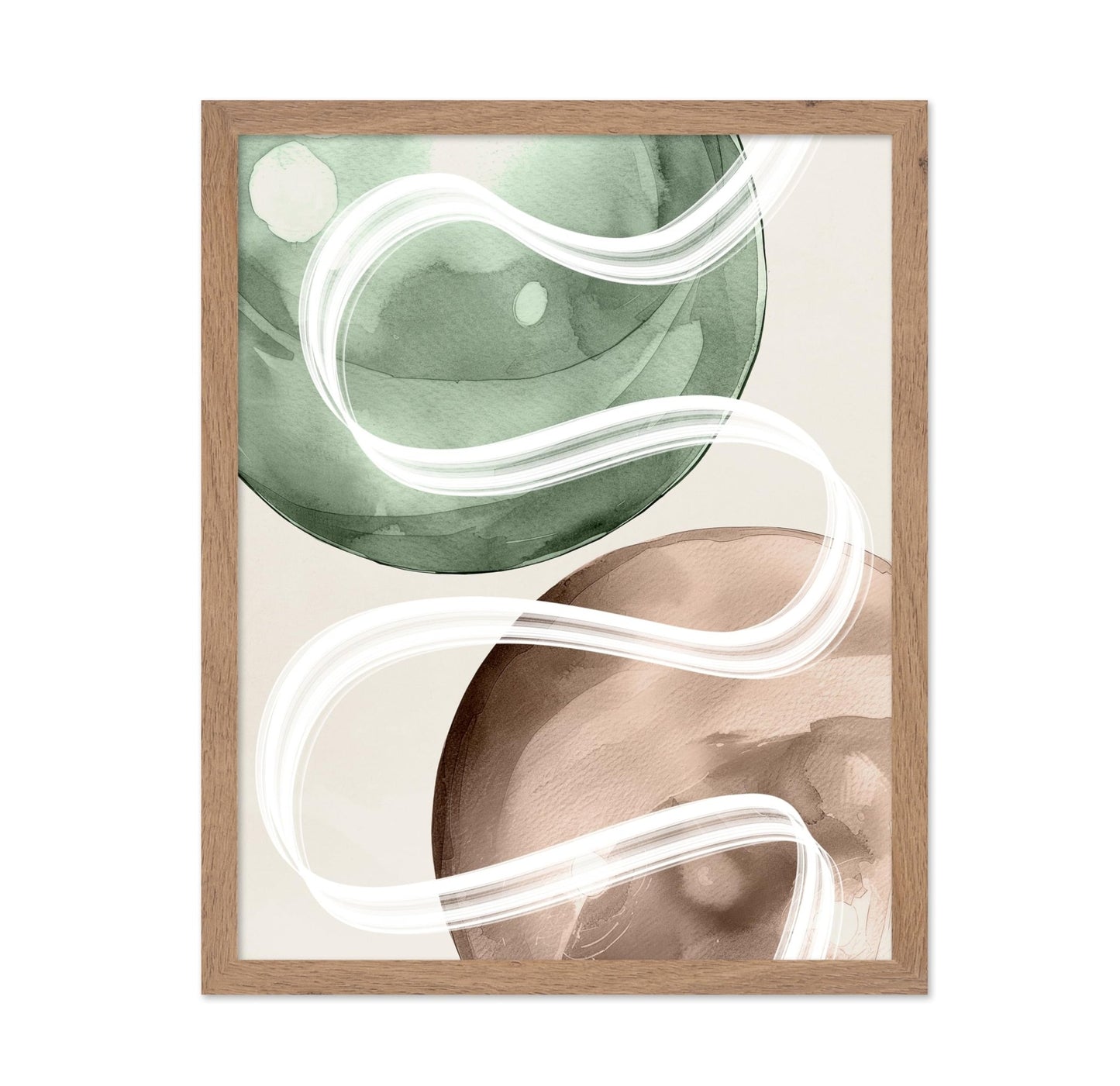 Watercolor Circles No5