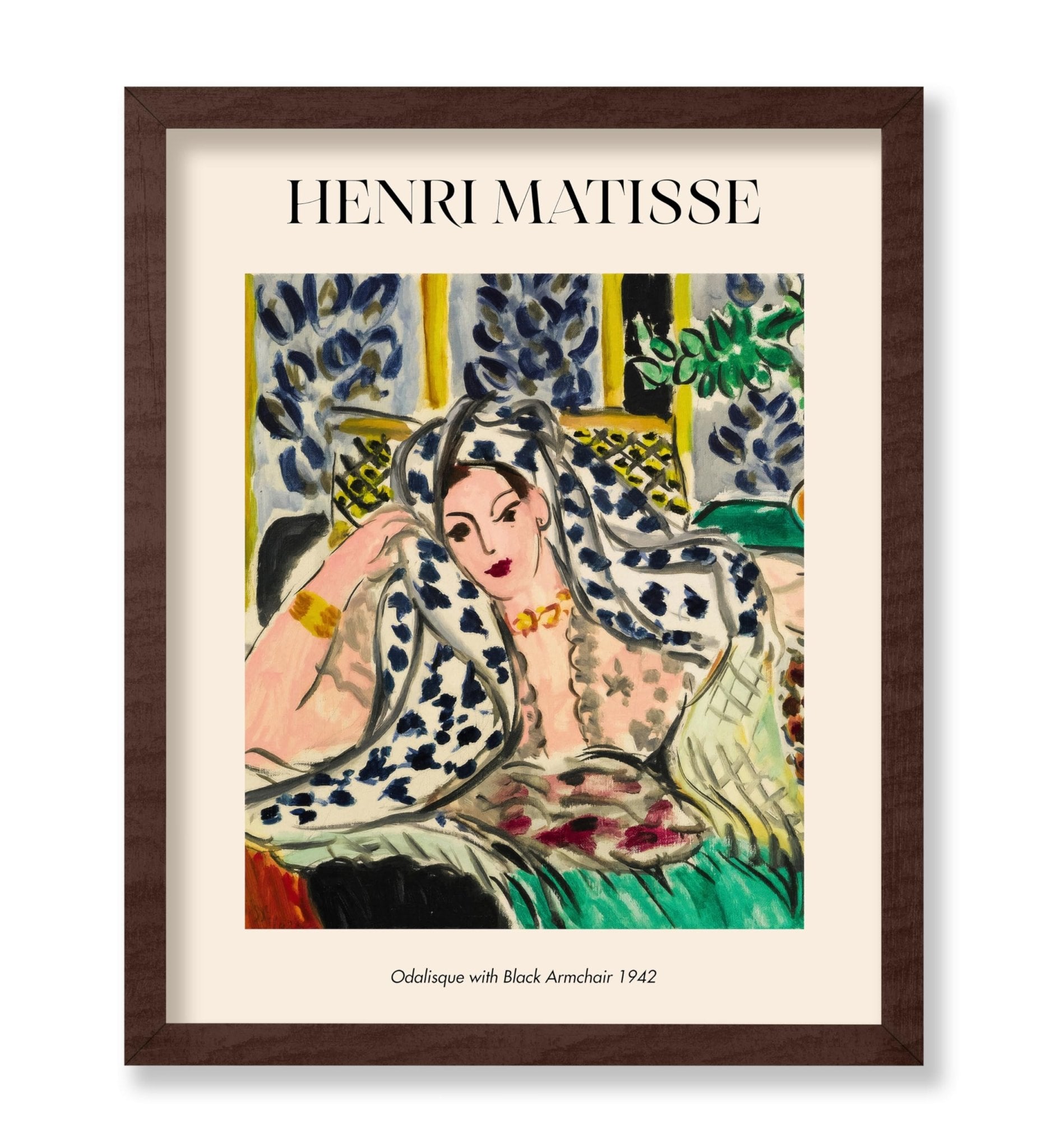 Henri Matisse - Odalisque with Black Armchair