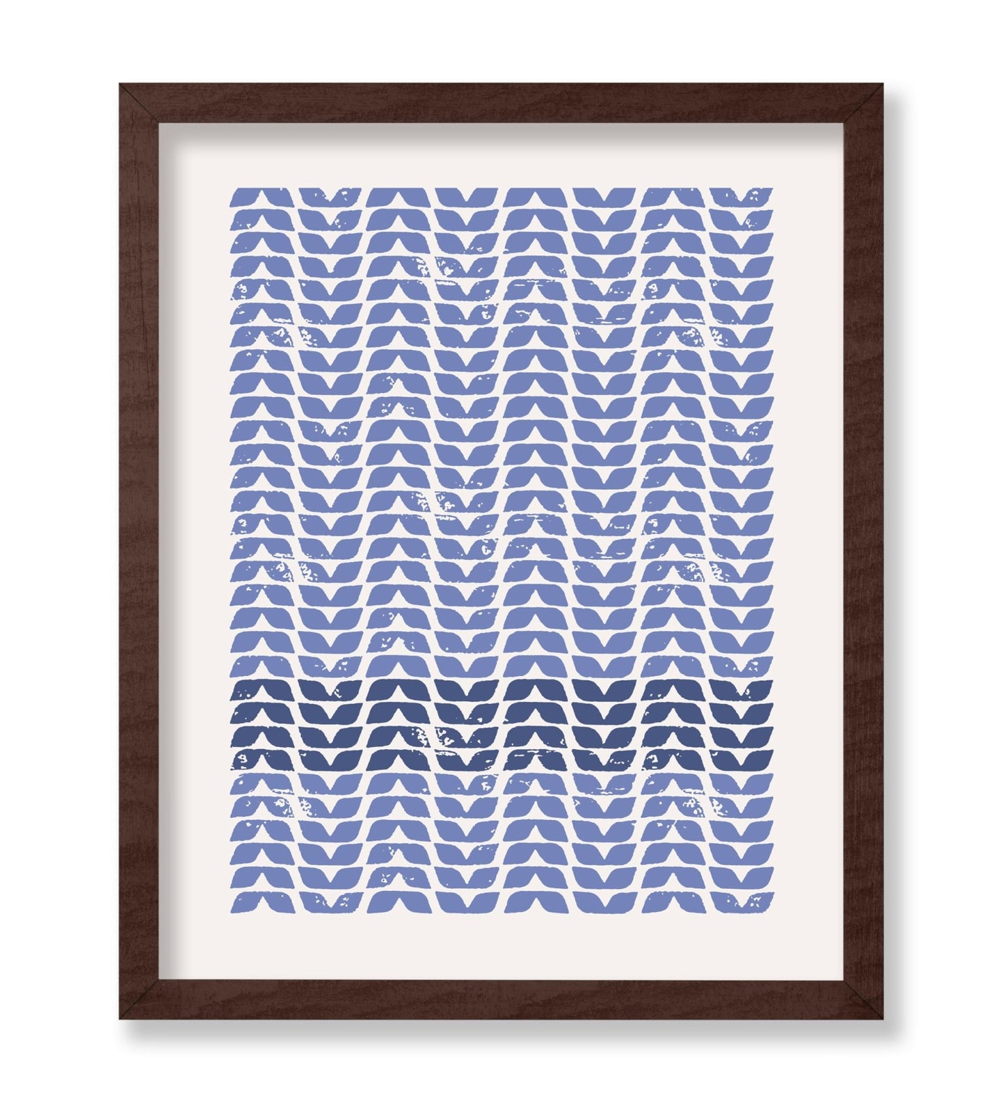 Blue Leaves Pattern