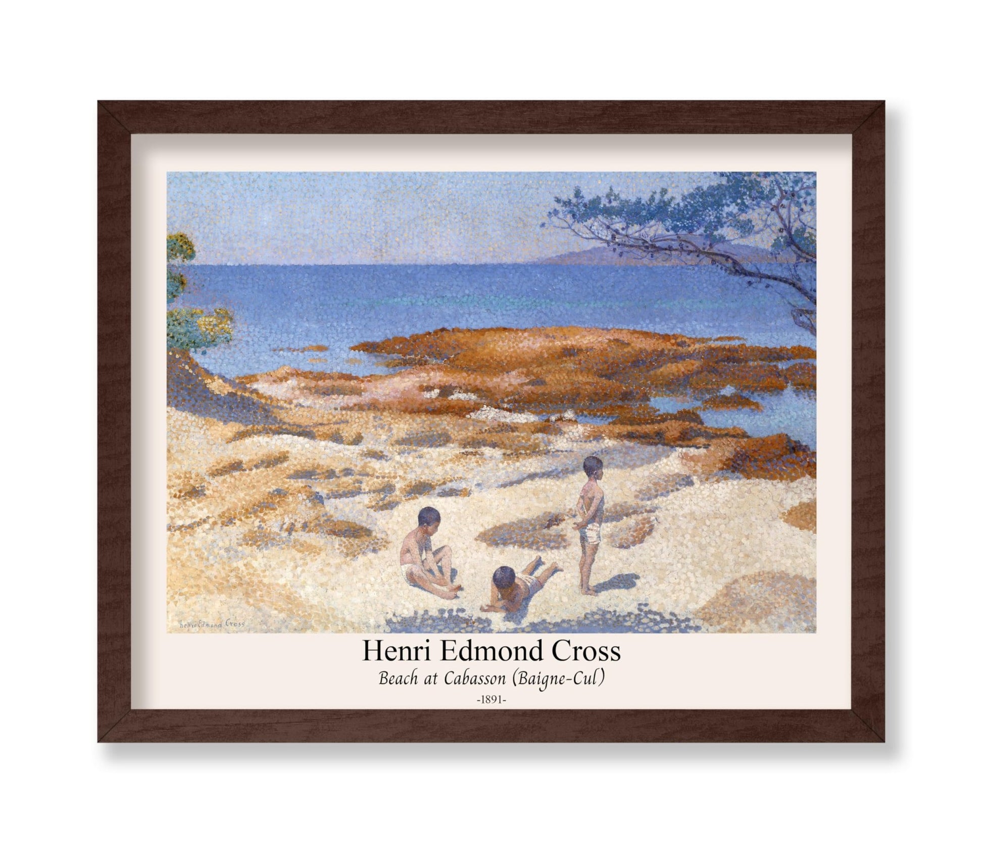 Henri Edmond Cross - Beach at Cabasson No1