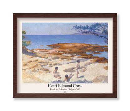 Henri Edmond Cross - Beach at Cabasson No1