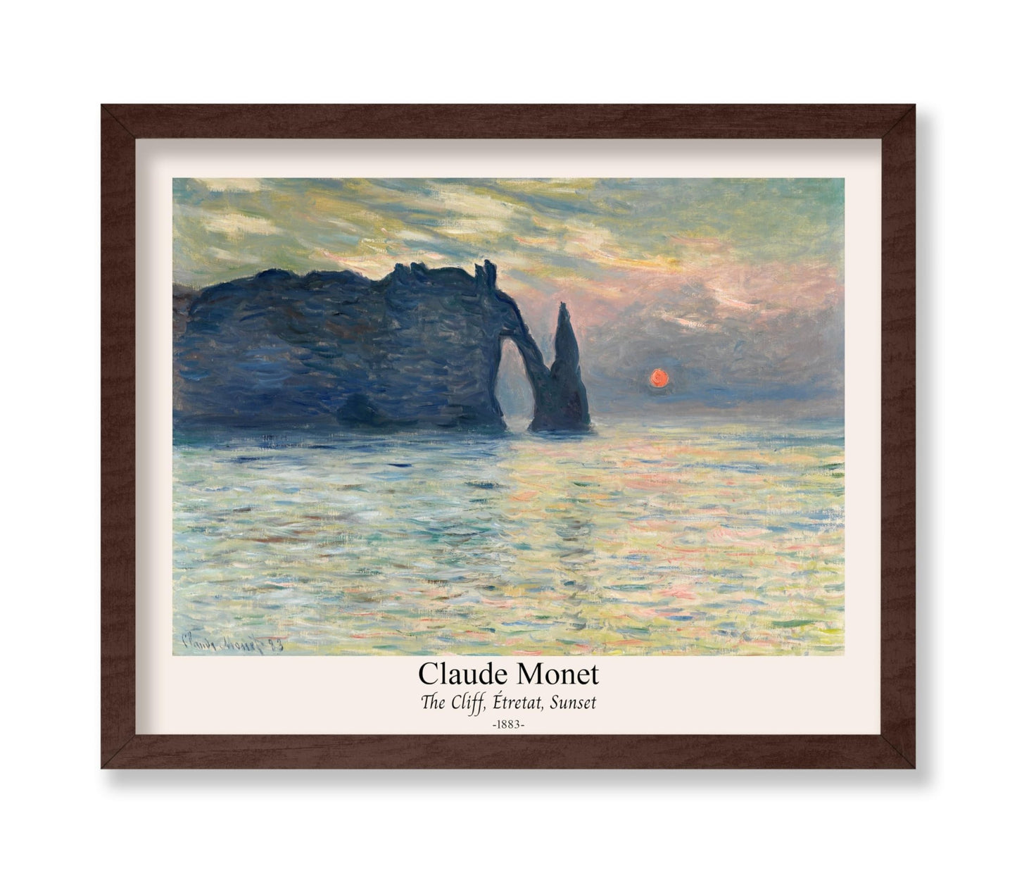 Claude Monet - The Cliff